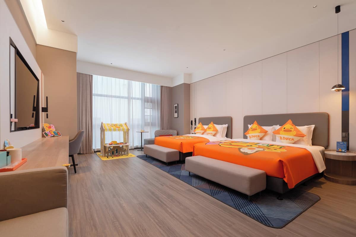 Standard Room, Multiple Beds (Kids Theme) | 1 bedroom, down comforters, desk, laptop workspace