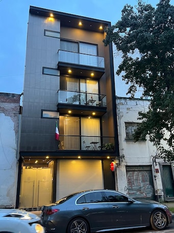 Fachada de la propiedad