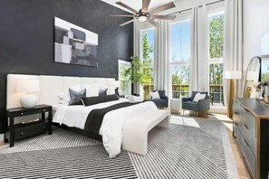 4 chambres, fer et planche à repasser, Wi-Fi gratuit, draps fournis