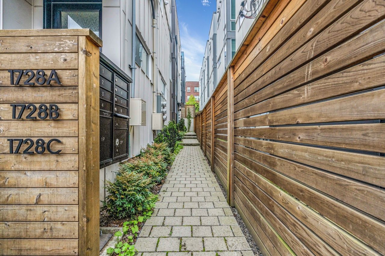 Private walkway entrance
