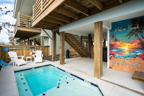 Pool - Palm Beach - Golf Cart, Private Pool & Game Room! (Port Aransas)