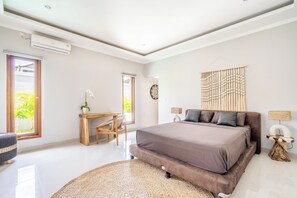 Villa, 3 Bedrooms, Pool View | 3 bedrooms, desk, laptop workspace, iron/ironing board - Villa Gaia Canggu (Canggu)