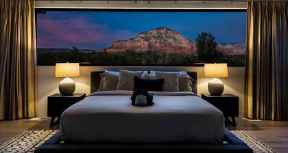 Sedona Jasper Rock Picture Perfect Red Rock Views, Hot Tub, Ping Pong-Cozy-3 Living Spaces!