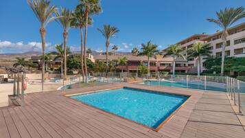 Una piscina riscaldata