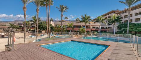 Una piscina riscaldata