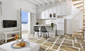 Interior - Apartment 'Casa D'irene Mykonian Residence' with Sea View, Wi-Fi and Air Conditioning (Mýkonos City)