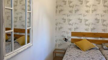 2 makuuhuonetta, ilmainen Wi-Fi, vuodevaatteet