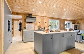 Kühlschrank, Mikrowelle, Herdplatte, Geschirrspüler