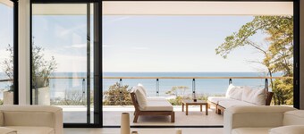 Unique luxury Ocean view villa steps from the beach