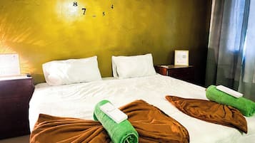 1 bedroom, WiFi, bed sheets, wheelchair access