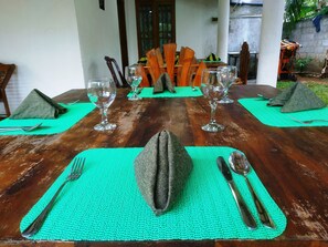 Outdoor dining