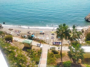 On the beach