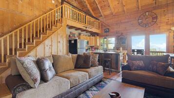 Smart-tv en een open haard