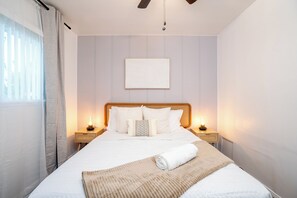 4 bedrooms, iron/ironing board, travel crib, WiFi