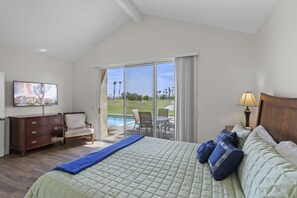 3 chambres, bureau, fer et planche à repasser, lit parapluie