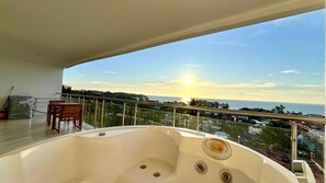 Outdoor spa tub - A26 - 2 Bdr Condo, Stunning Sea View, Karon Beach (Karon)