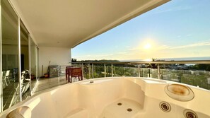 Outdoor spa tub - A26 - 2 Bdr Condo, Stunning Sea View, Karon Beach (Karon)
