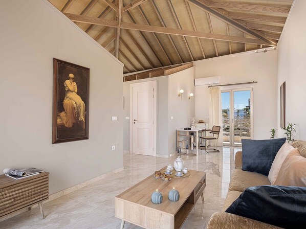 TV, table football - Luminus Arcus Villa I Modern villa with a private pool! (Chania)