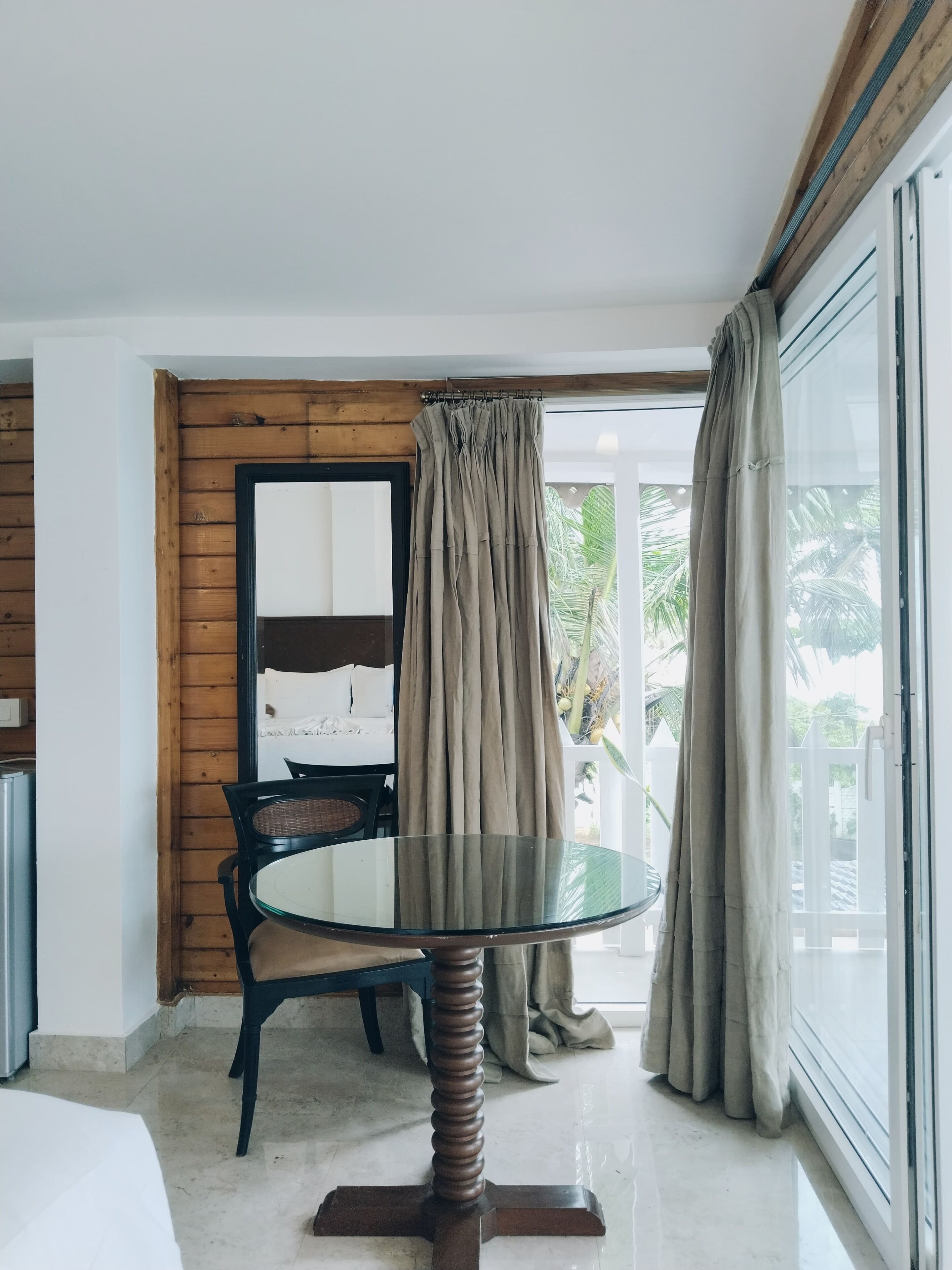 Cabane Luxe, vue mer | Coin séjour