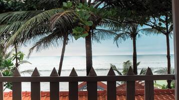 Cabana superluxo, vista para o mar | 1 quarto, quartos à prova de som, Wi-Fi de cortesia