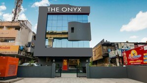 A modern building with a sign reading "THE ONYX". - The Onyx (Nagpur)