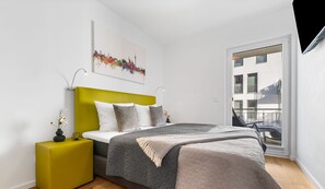 2 室のベッドルーム、アイロン / アイロン台、旅行用ベビーベッド、WiFi (無料)