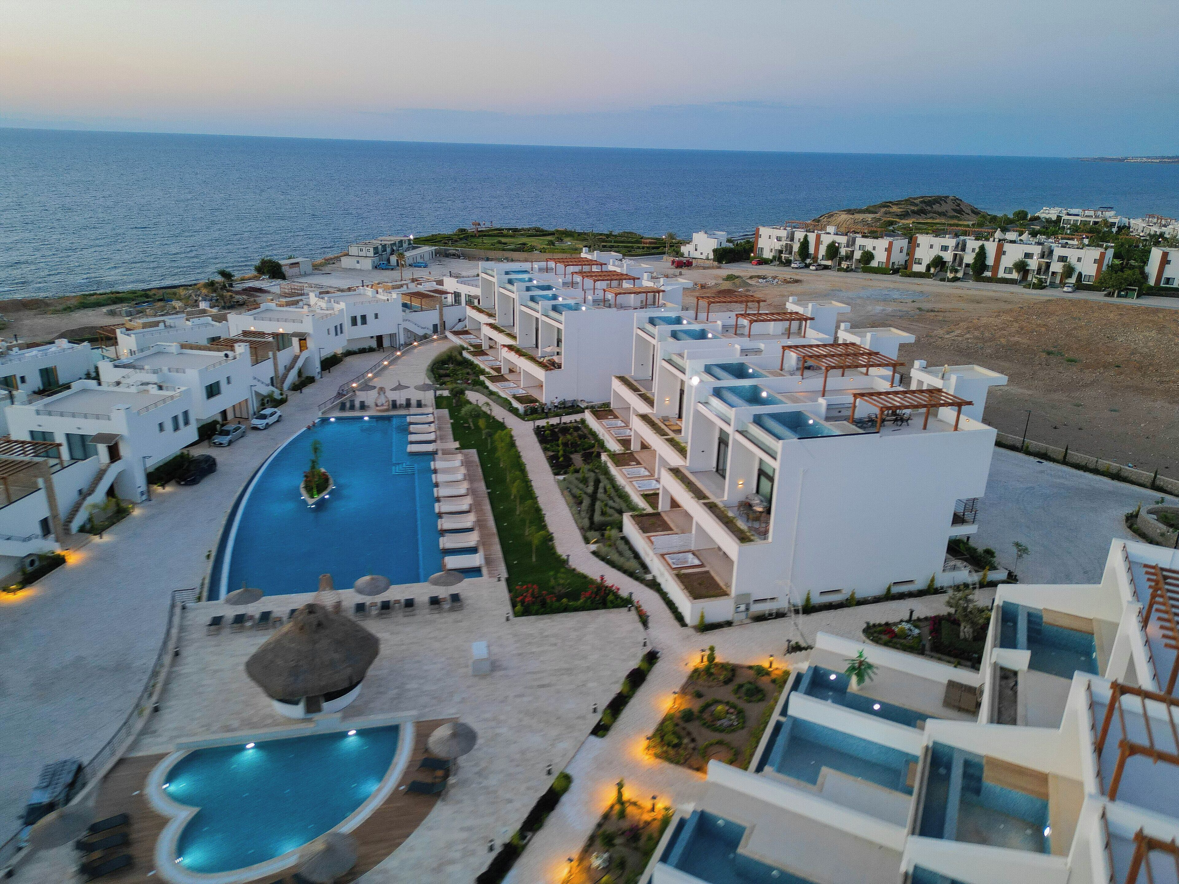 Konaklama yerinin ön cephesi