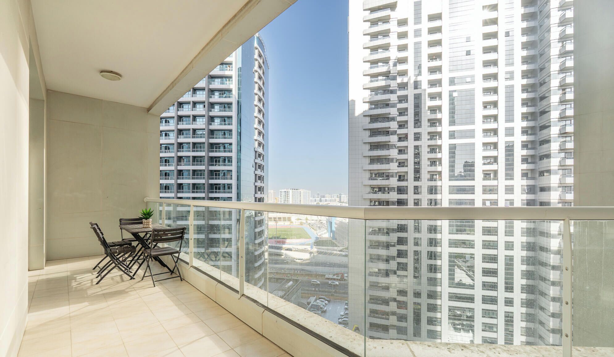 Appartement Standard, vue ville | Vue depuis le balcon