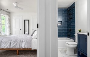 Shower, hair dryer