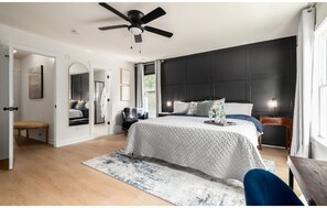 5 bedrooms, iron/ironing board, free WiFi, bed sheets