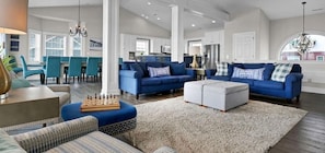 Smart TV, fireplace - Surfer's Delight - Amazing 6 BR Oceanfront Home in Hampton Colony (North Topsail Beach)