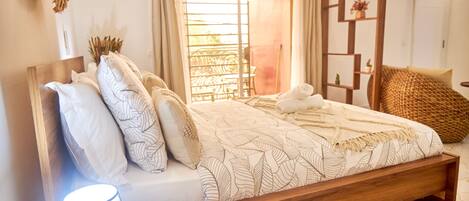 1 soverom, strykejern/-brett, wi-fi (inkludert) og sengetøy