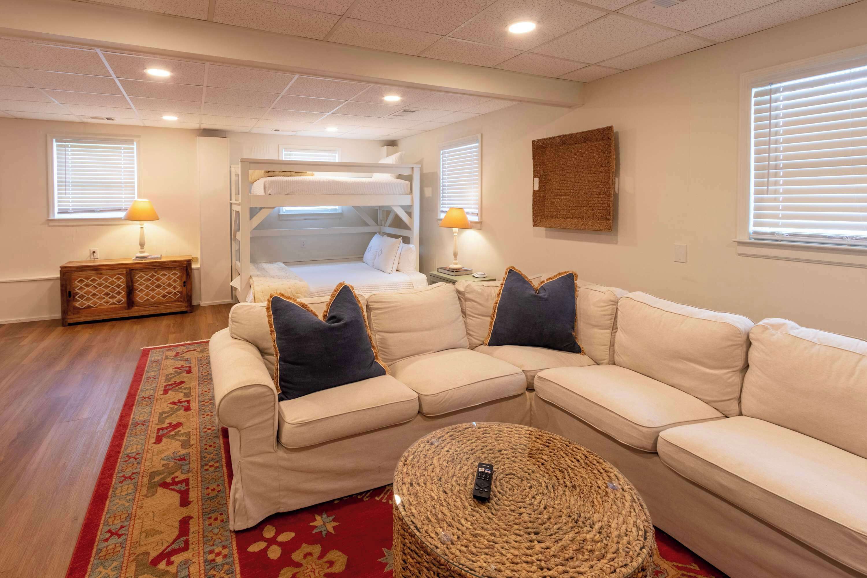 4 bedrooms, iron/ironing board, travel crib, WiFi