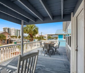 Outdoor dining - Beach Time | Cozy Retreat Steps from the Gulf (Panama City Beach)