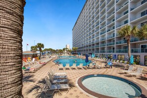 Make a splash & soak in the sun at the sparkling community pool! - Jellyfish Cove | Oceanfront, Pools | Activity Inclusions (Panama City Beach)