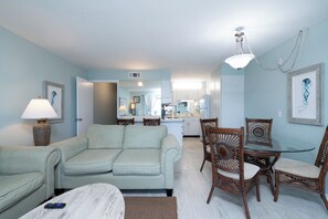 Enjoy the airy, open layout of the main living spaces - Jellyfish Cove | Oceanfront, Pools | Activity Inclusions (Panama City Beach)