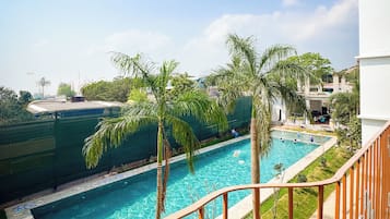 Standard Double Room, Pool View | Terrace/patio