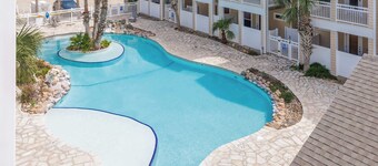 Padre Island Retreat | Sleeps 9 | Resort Pool