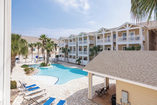 Soak up the sun at the shared pool!