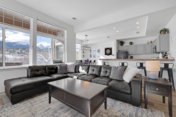 Télévision, cheminée