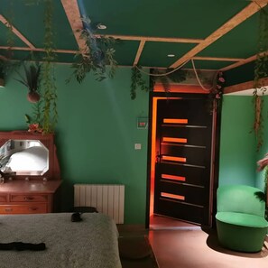 1 bedroom, iron/ironing board, WiFi, bed sheets - Apartment Cocoon jungle, romantic loveroom (Altkirch)