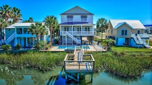 Unclassified image, 2 of 104, button - Seven Bedroom Channel Front Home with a Private Pool and Hot Tub (Garden City Beach)