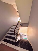 Corrimãos nas escadas