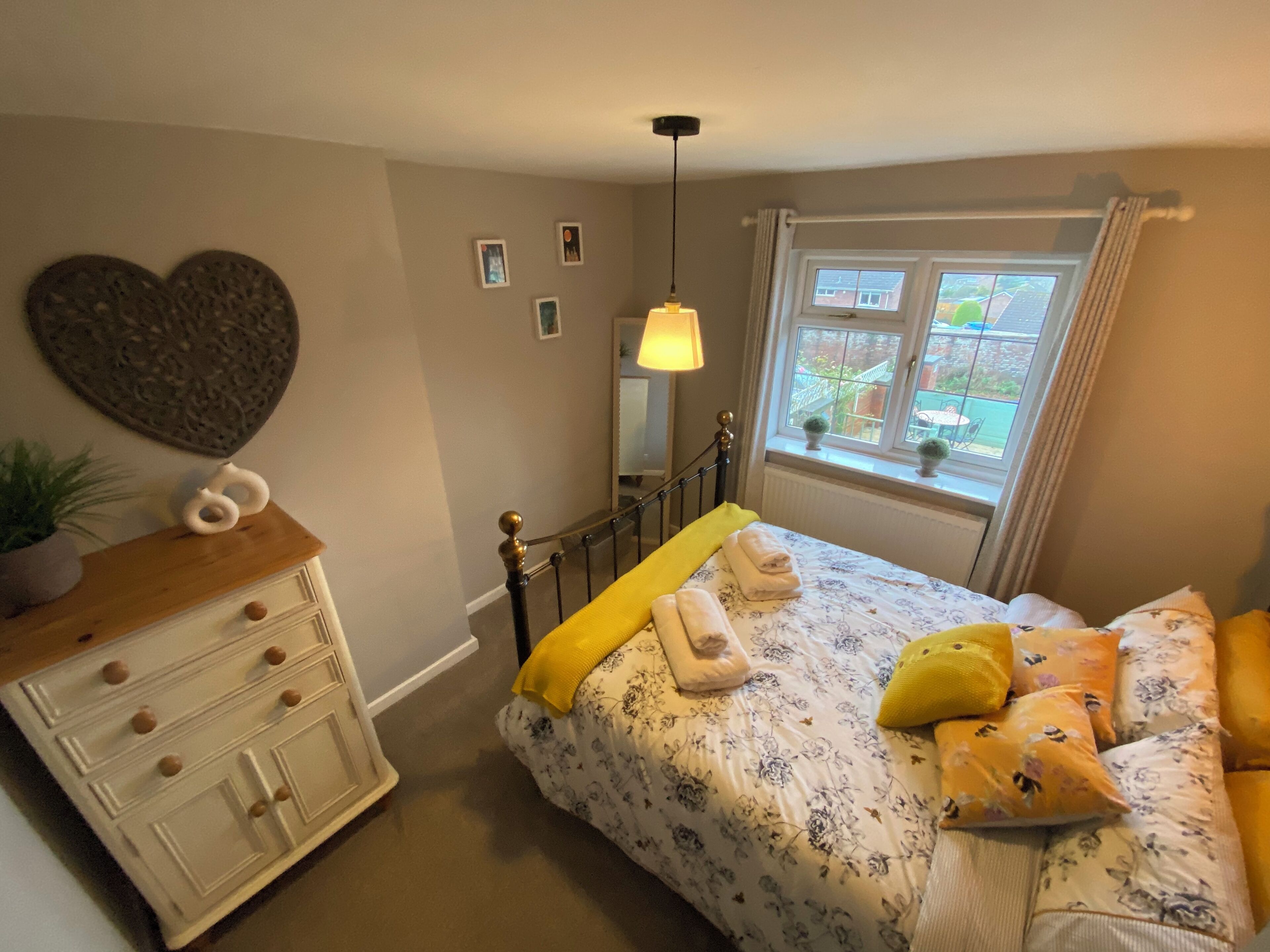 2 bedrooms, iron/ironing board, travel crib, WiFi