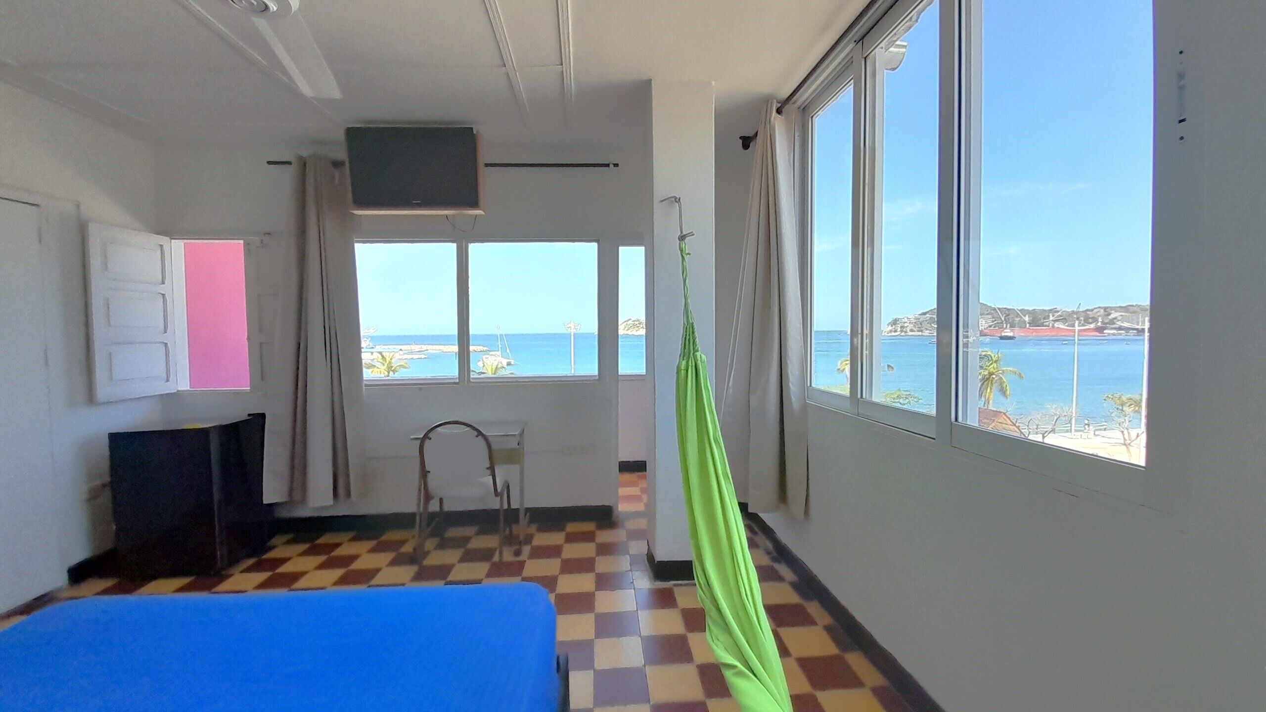 Standard Double Room, 1 Double Bed, Balcony, Sea View (#400) | Free WiFi, bed sheets