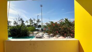 Chambre Double Standard, 1 lit double, balcon, vue mer (#205) | Terrasse/Patio