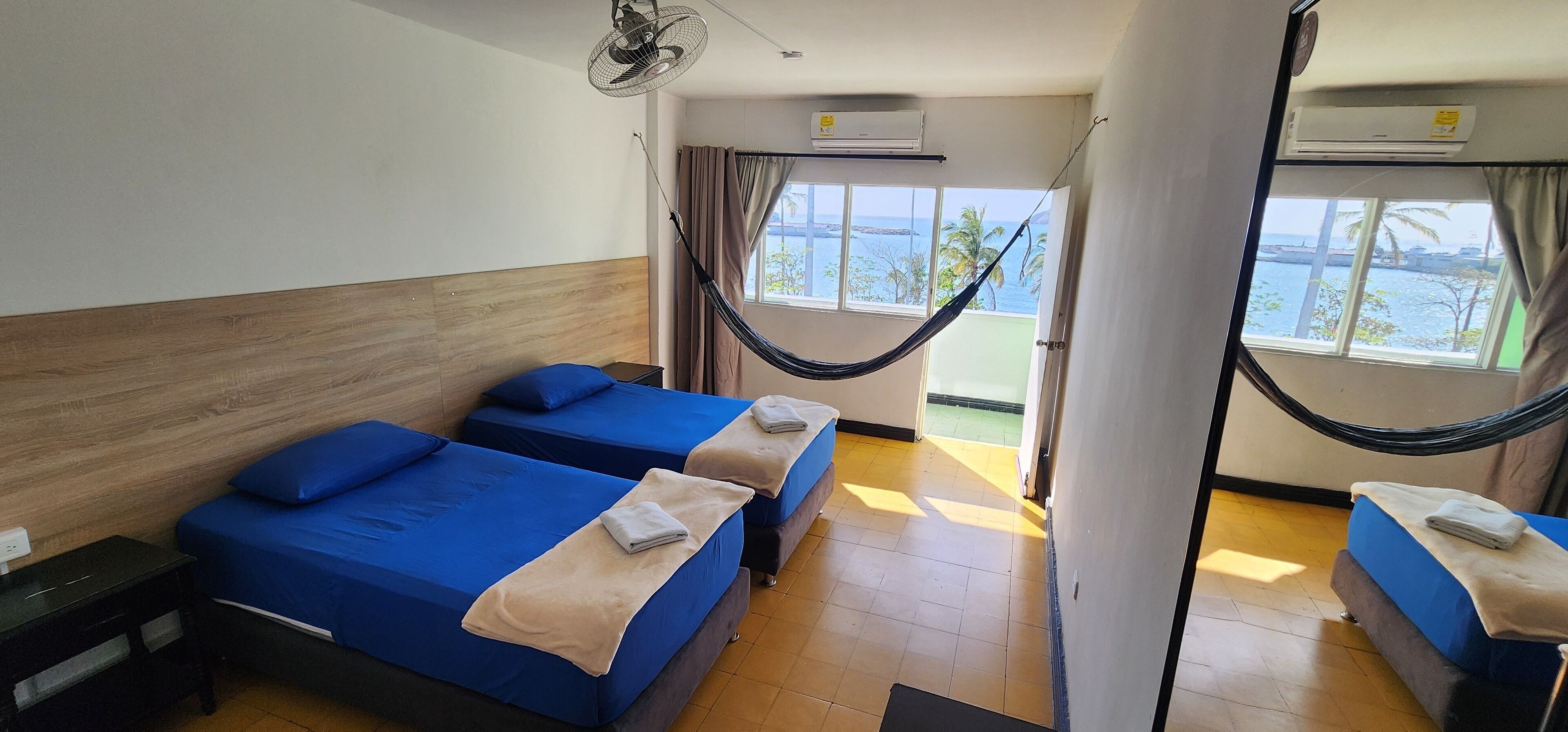 Kamar Double Standar, 1 Tempat Tidur Double, balkon, pemandangan laut (#307) | Wi-Fi gratis dan seprai linen