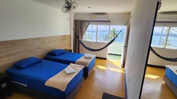 Standard Double Room, 1 Double Bed, Balcony, Sea View (#307) | Free WiFi, bed sheets