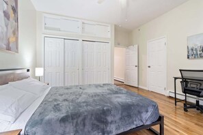 2 habitaciones, tabla de planchar con plancha, wifi y ropa de cama