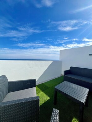 Comfort Bungalow, Sea View | Beach/ocean view - Sea View Bungalow with Communal Pool (Antigua)